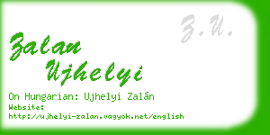 zalan ujhelyi business card